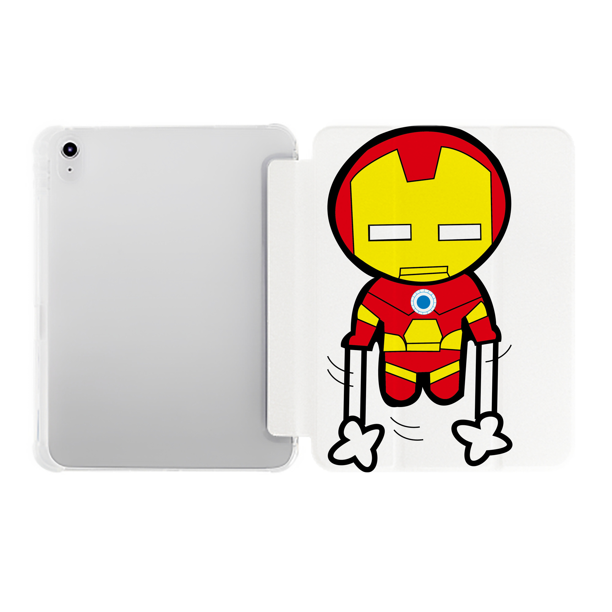 （画像用） アベンジャーズ The Avengers IPad ケース ペン収納付き 三つ折りスタンド PUレザー×シリコン 対応機種9.5/10.5/10.9インチ